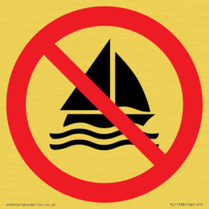 Prohibition: No sailing